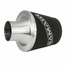 Universal Neck Black Large Aluminium Base Cone Performance Filter Ramair JS-107-SL 80mm | Premium Auto Parts & Accessories - Euro Car Upgrades - eurocarupgrades.com.au