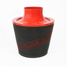 Universal Neck Black Large Aluminium Base Cone Performance Filter Ramair JS-108-RD 80mm | Premium Auto Parts & Accessories - Euro Car Upgrades - eurocarupgrades.com.au