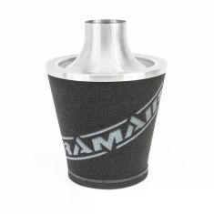 Universal Neck Black Large Aluminium Base Cone Performance Filter Ramair JS-150-90-SL 89mm | Premium Auto Parts & Accessories - Euro Car Upgrades - eurocarupgrades.com.au