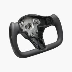 Tesla Model 3 Y Carbon Fiber Side Trim for Yoke Steering Wheel | Premium Auto Parts & Accessories - Euro Car Upgrades - eurocarupgrades.com.au