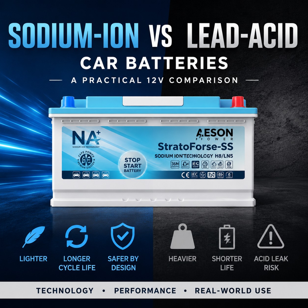 Sodium-Ion vs Lead-Acid Car Batteries: A Practical 12V Comparison